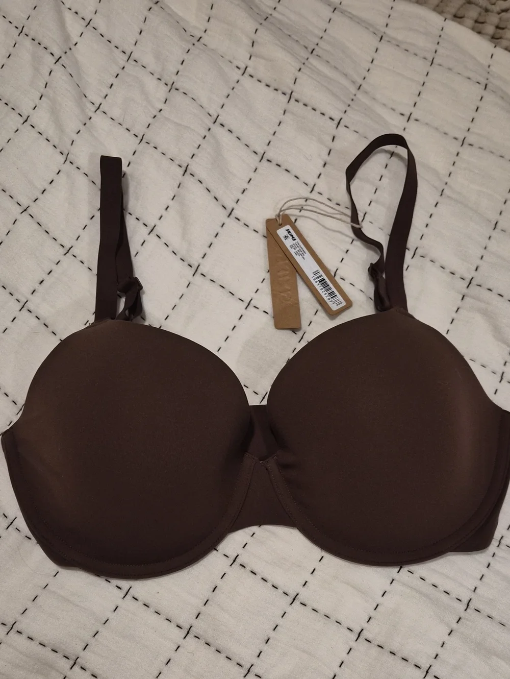 SKIMS Fits Everybody T-Shirt Demi Bra In Cocoa